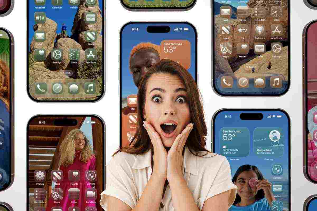 donna sorpresa e ihpone