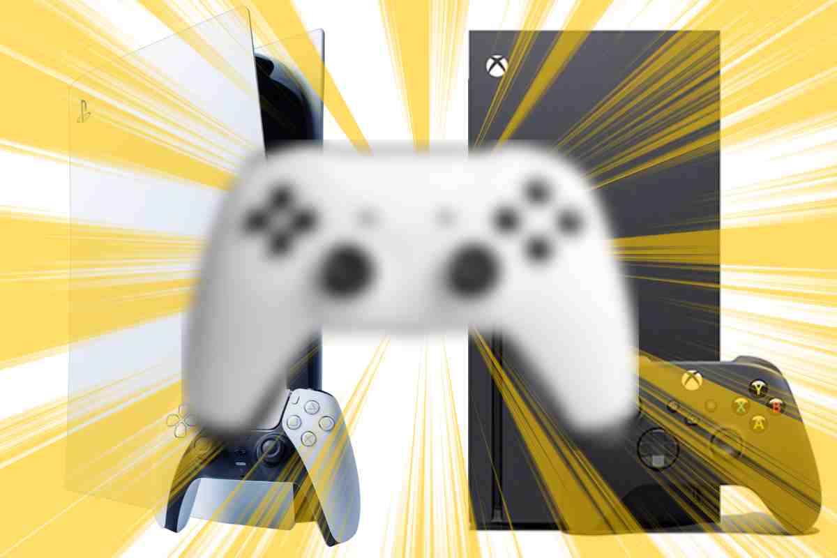 controller sfocato e console