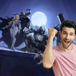 uomo contento e personaggi marvel