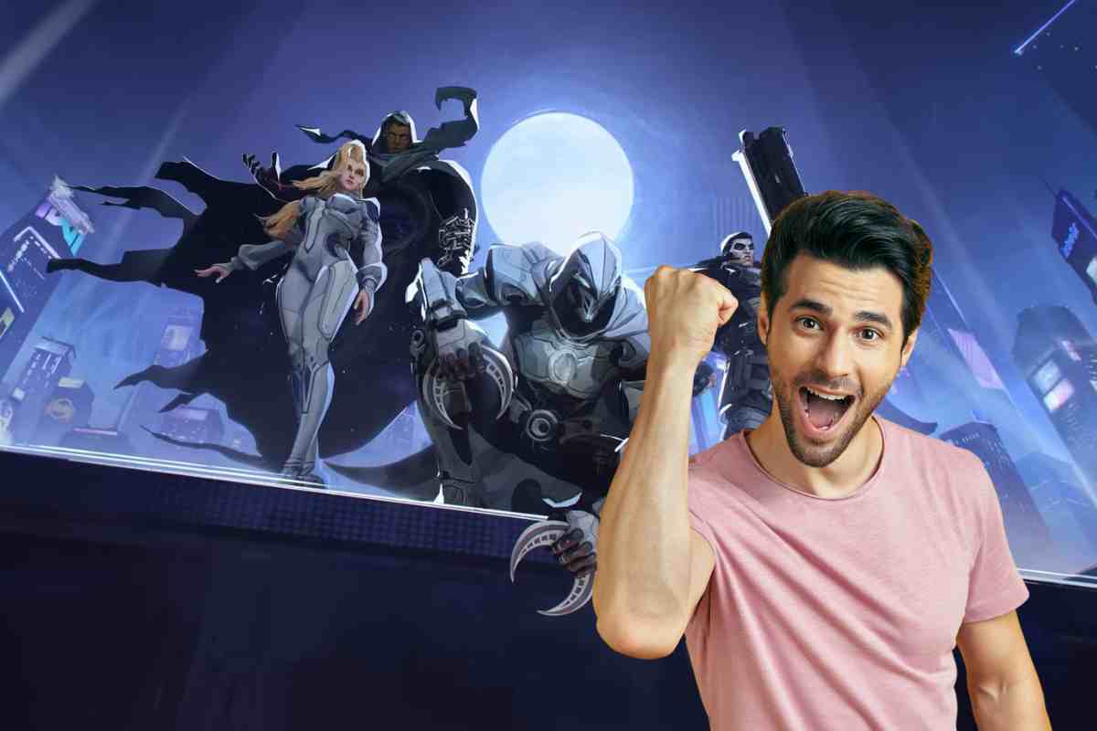 uomo contento e personaggi marvel