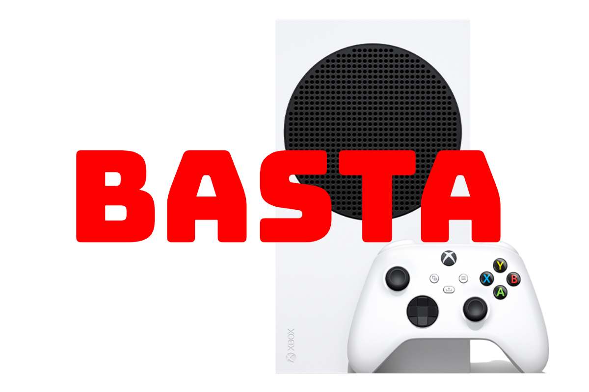 console series s e scritta basta