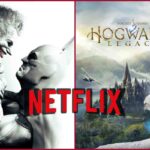 Batman Joker e Hogwarts con scritta Netflix