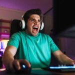 Videogiocatore shock