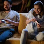 Coppia videogiocatori