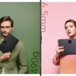 Uomo e donna con tablet